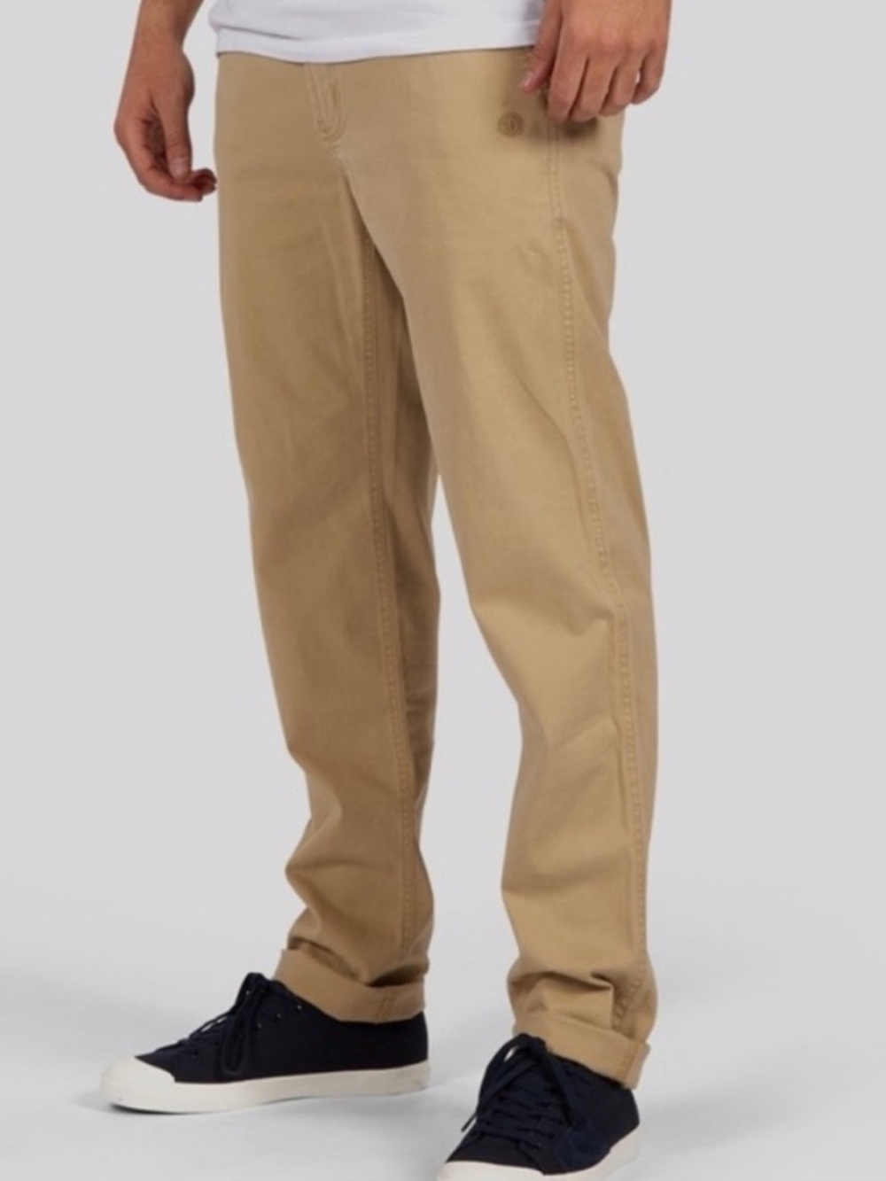 Element 30 Pants Howland Classic Work Chino Trousers in Khaki Skateboarding NWT